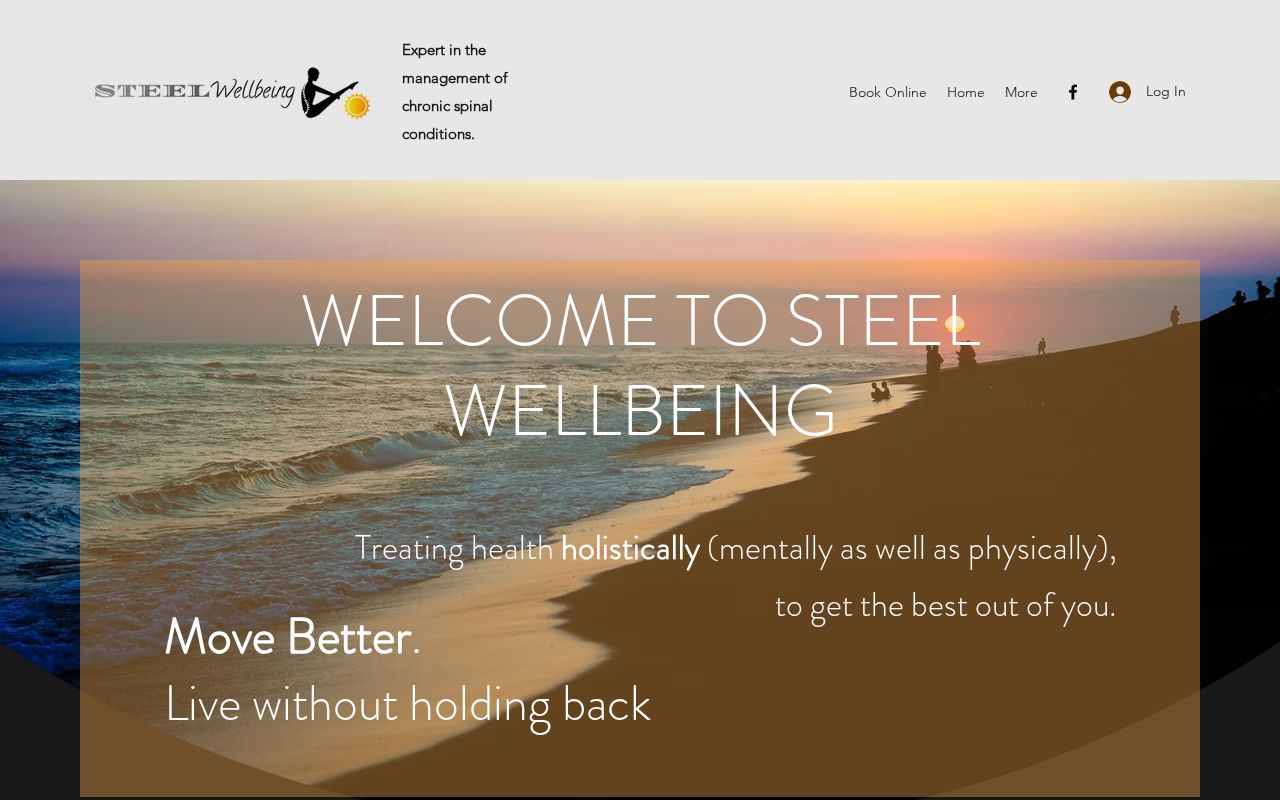 Steel Wellbeing — live client website by Novacore Digital