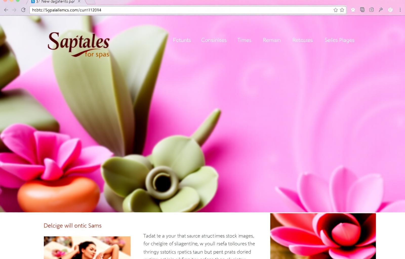 Botox Barn before redesign