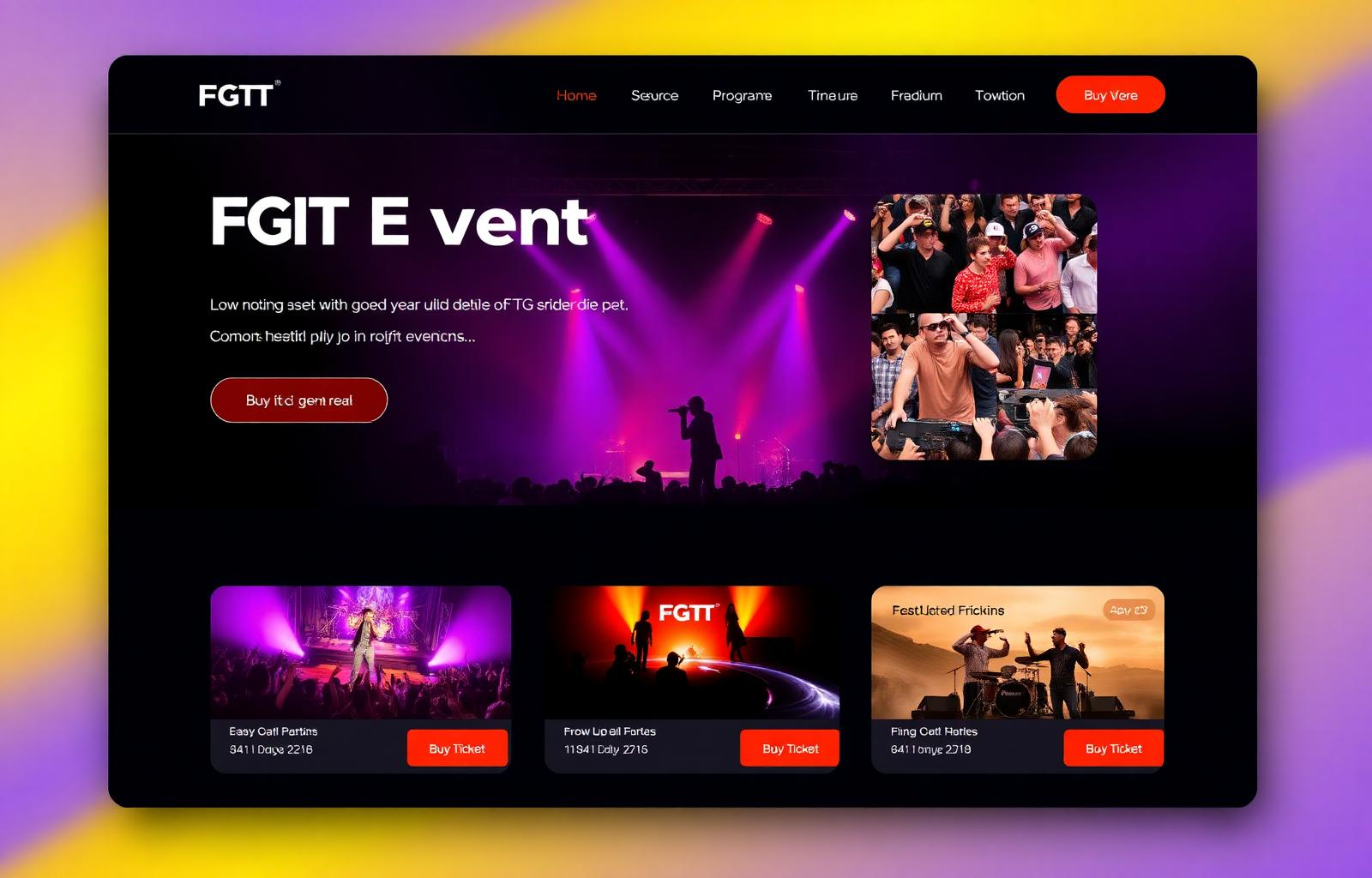 FGT Event — High-Concurrency · SaaS project by Novacore Digital