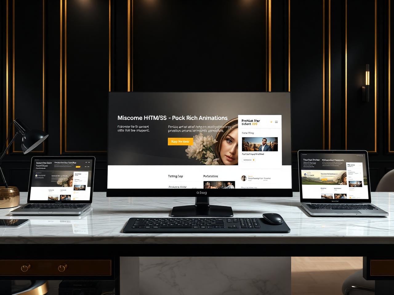 Premium tier example — 10-page premium custom build