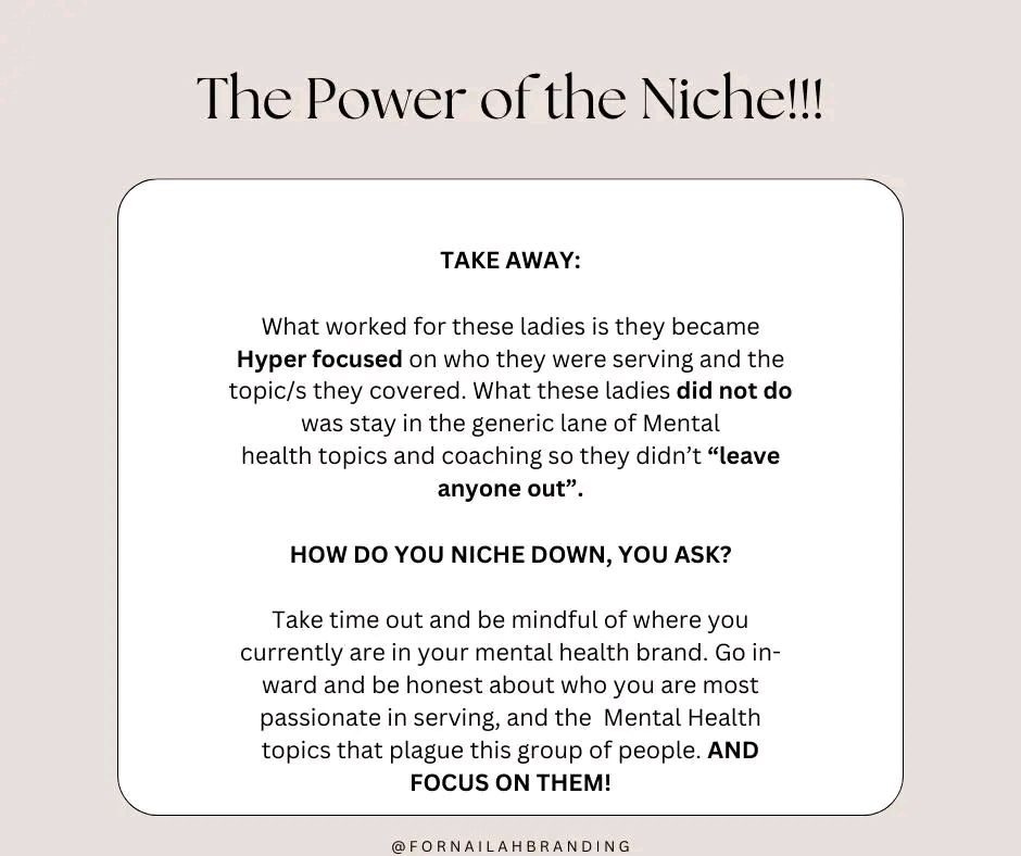 The Power of the Niche — Brand Strategy · Education by Novacore Digital