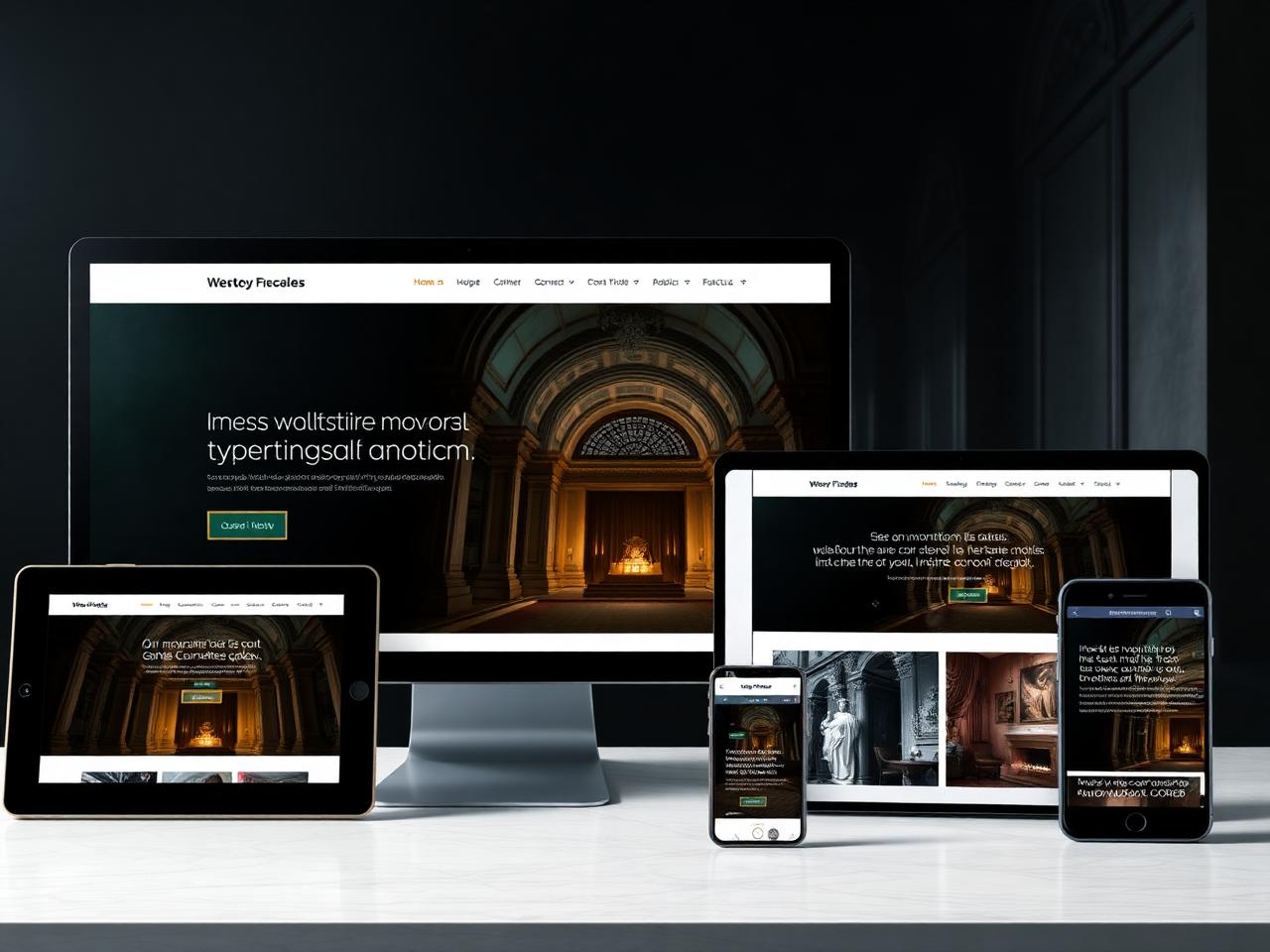 Premium tier example — Custom-coded, fully premium