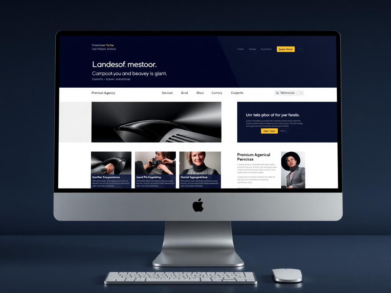 Professional tier example — Conversion-optimised redesign