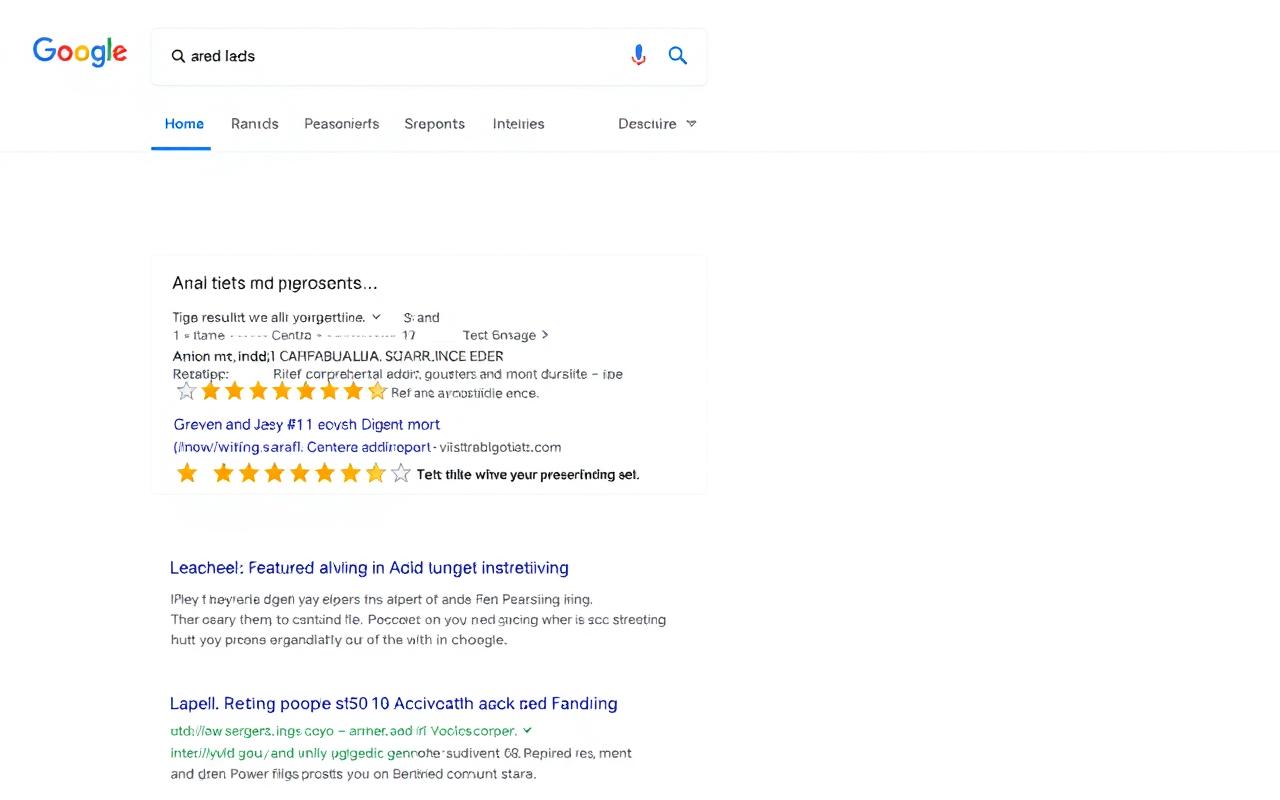 Client website ranking #1 on Google search results