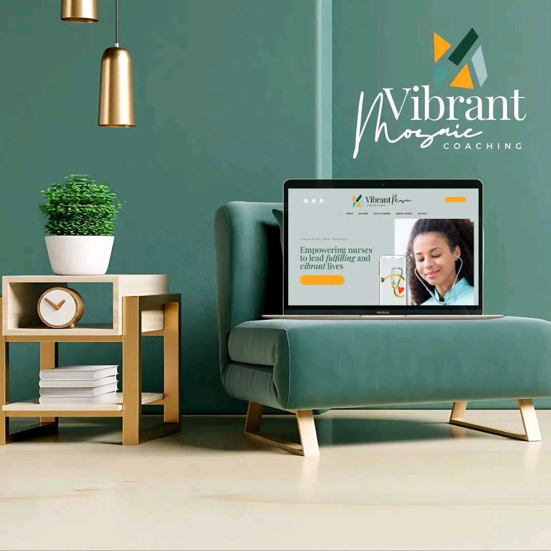 Vibrant Mosaic Coaching — Nurse Coaching · Identity by Novacore Digital